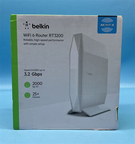 Belkin AX3200 Wireless Dual Band WIfi 6 Router (RT3200) 745883809653 | eBay