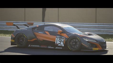 Assetto Corsa Competizione FUN Short Race Misano Honda NSX EVO