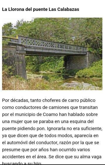 Las Calabazas Bridge Coamo Puerto Rico Urban Legend The Crying Lady