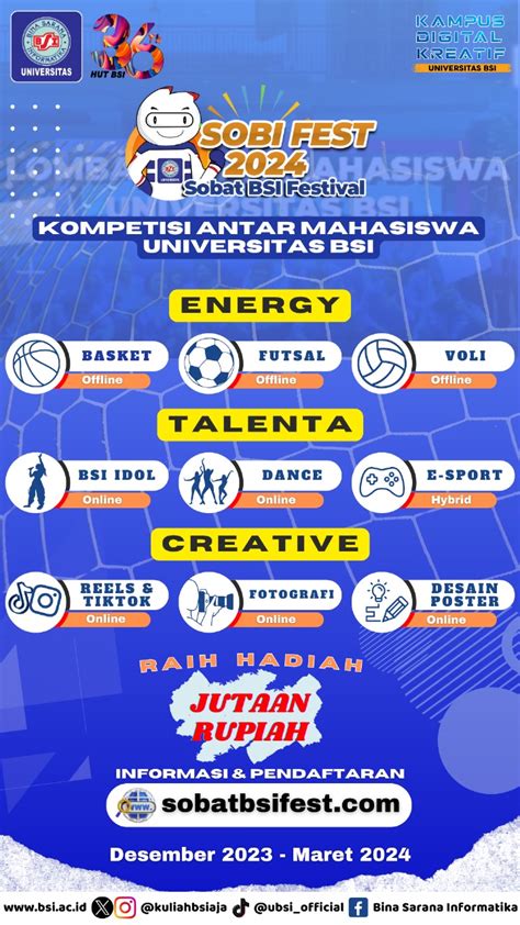 Sobifest Ajang Spektakuler Lomba Mahasiswa Universitas Bsi Telah