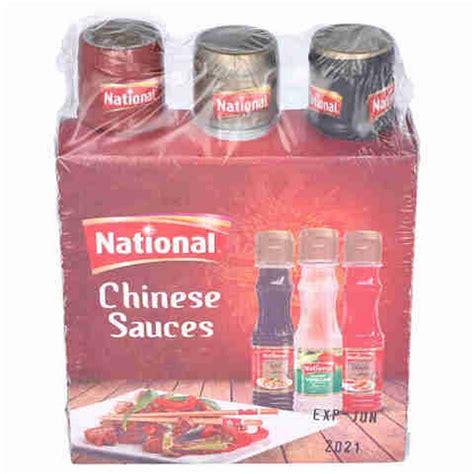 National Chinese Sauces Trio Pack 120mlx3