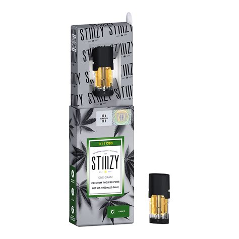 Stiiizy Grape 11 Cbdthc Premium Pod 1g Weedmaps