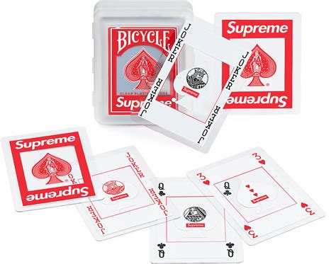 Bicycle Clear Playing Cards Fall Winter 2020 Supreme