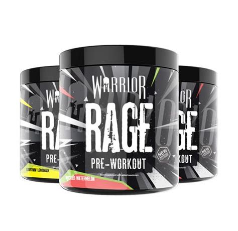 Warrior Rage Pre Workout 392g Gaudeo Fit Store