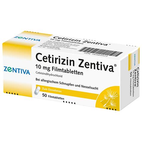 Cetirizin Zentiva Mg St Shop Apotheke At