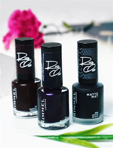 New In Rimmel Shades Of Black Collection By Rita Ora Terri Talks