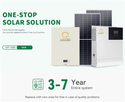 Br Solar Off Grid Solar System 3kw 5kw 10kw Home Solar Panel Kit With