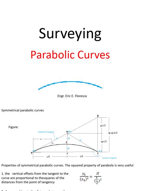 Parabolic Curve | PDF