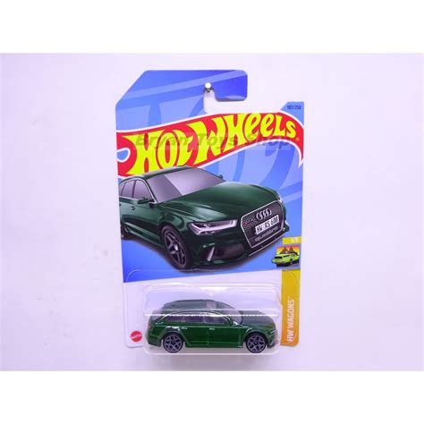 Jual Hot Wheels 17 Audi RS 6 Avant Hijau Shopee Indonesia