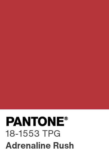 Pantone Tpg Adrenaline Rush Pantone Pantone