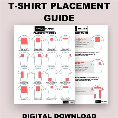 T Shirt Placement Guide Vinyl Placement Heat Transfer Vinyl Tool