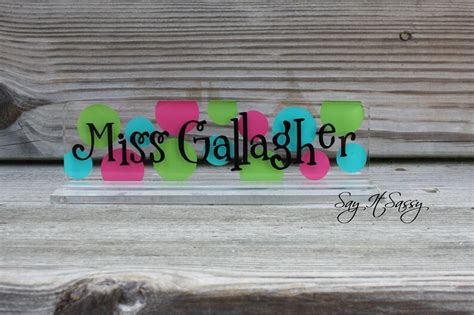 Personalized Name Plate Personalized Nameplate Acrylic Name | Etsy