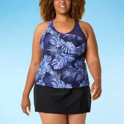 ZeroXposur Tankini Swimsuit Top Plus, Color: Carnation - JCPenney