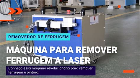 Máquina de Remoção de ferrugem a laser apresentação completa YouTube