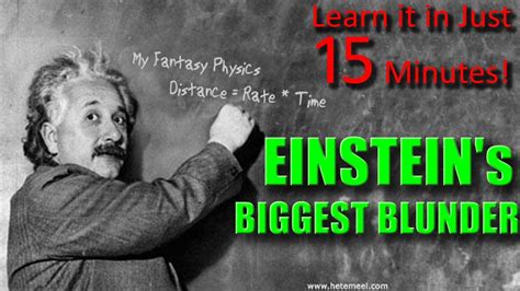 Special Relativity Is Einstein S Biggest Blunder First Principles