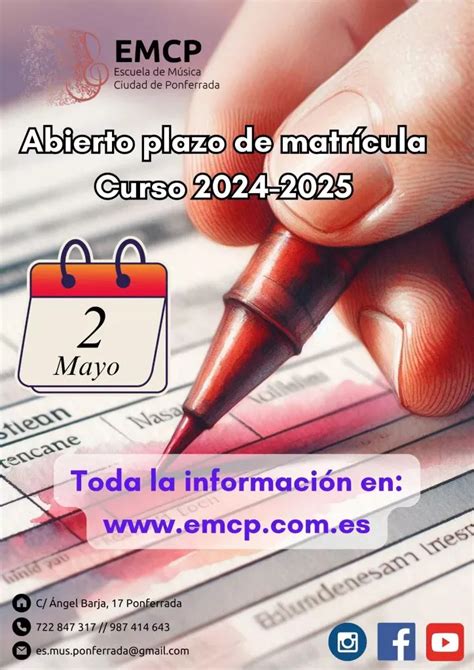 Abierto El Plazo De Matriculaci N Para El Curso En La