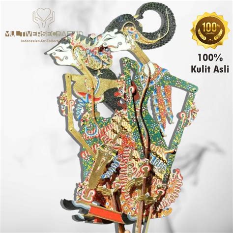 Jual Wayang Alusan Kulit Kerbau ASLI Kamajaya Kamaratih Alusan Ukuran