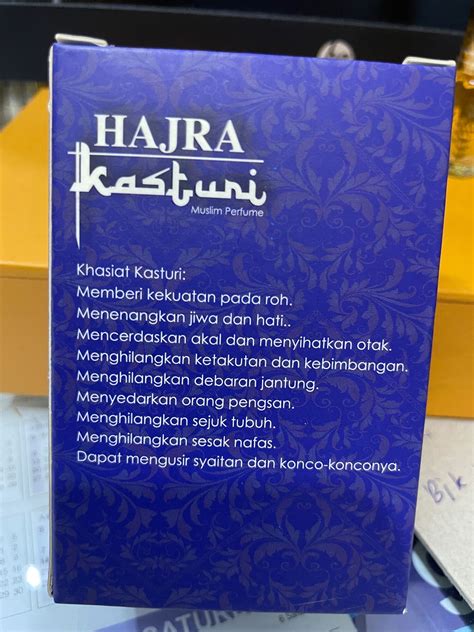 KASTURI KIJANG Wangian Sunnah Pati Asli Minyak Attar Wangian Kasturi