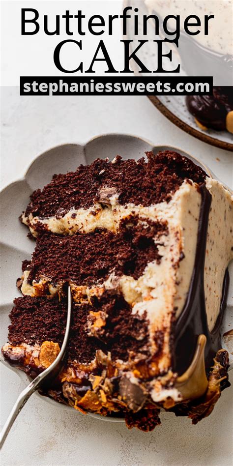 Butterfinger Cake Stephanie S Sweet Treats Stephanie Rutherford