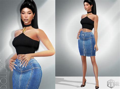 The Sims Resource Denim Skirt Do043