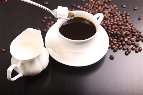 Coffee With Milk And Sugar Royalty Free Stock Photo