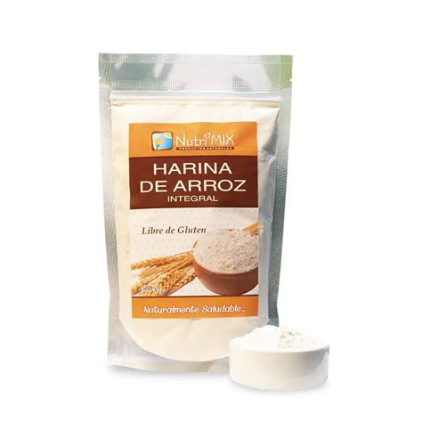 Harina De Arroz Integral Bolsa Gr Nutrimix