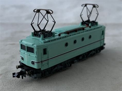 Minitrix N 12825 Elektrische Locomotief Serie 1100 In Turquoise