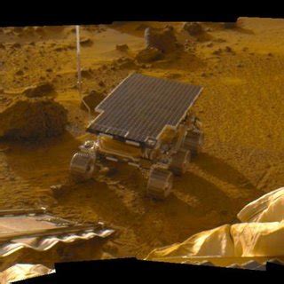 The Sojourner rover used in the Mars Pathfinder mission. Courtesy ...