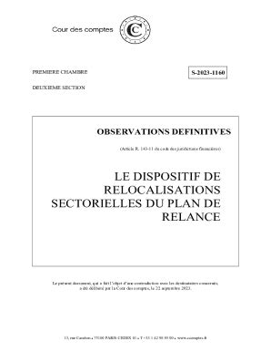 Remplissable En Ligne Observations Dfinitives Le Dispositif De