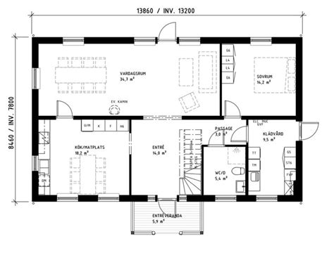 Bygga hus Villa Högalid VårgårdaHus Floor plans Villa House