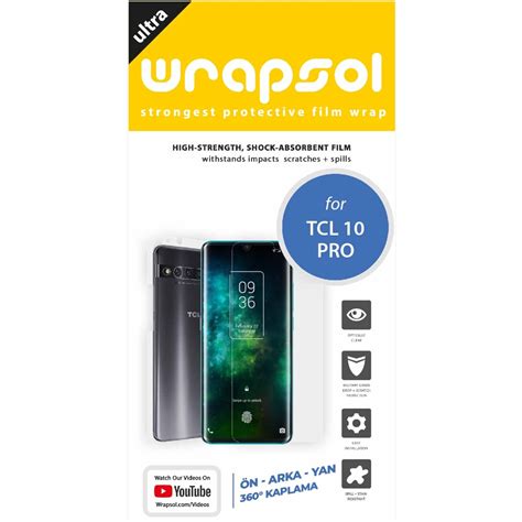 Wrapsol Tcl 10 Pro Full Body Ekran Koruyucu Ön Arka Yan Fiyatı