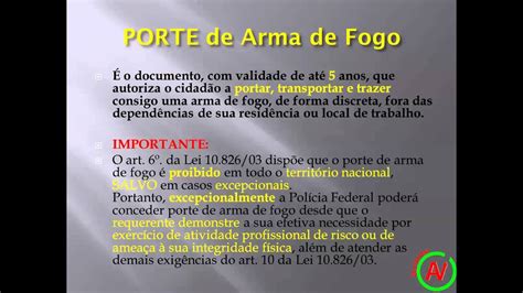 Diferença do Porte e da Posse de arma de fogo YouTube