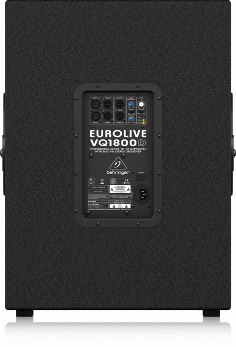 The Behringer Eurolive Vq D Subwoofer