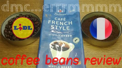 Lidl Bellarom Café French Style Coffee Beans Review YouTube