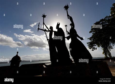 La Rogativa Statue Old San Juan Puerto Rico Stock Photo Alamy