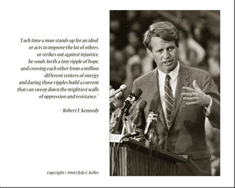 Robert Kennedy Ripple Of Hope Clyde Keller Rfk By Clydekellerphoto