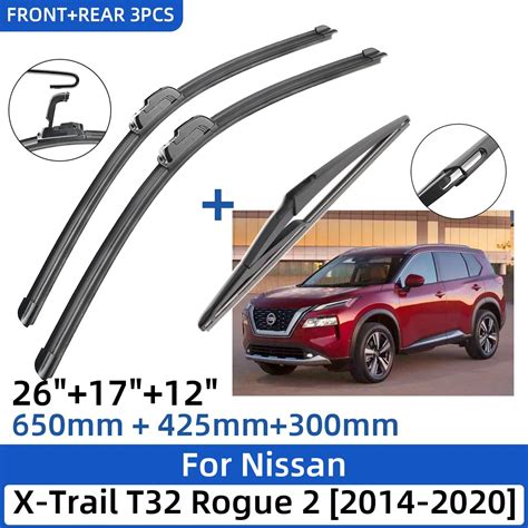 Escobillas De Limpiaparabrisas Delanteras Y Traseras Para Nissan X