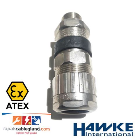 Jual Explosion Proof Cable Gland Armor Hawke Univ B Brass