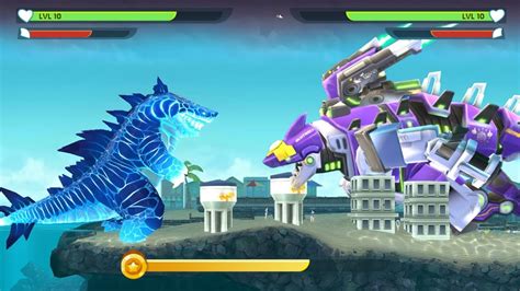 GIANT NUCLEAR SHARKJIRA VS GIANT MECHA SHARKJIRA TRAILER GAMEPLAY