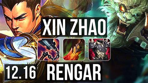 Xin Vs Rengar Jng Legendary Euw Diamond Youtube