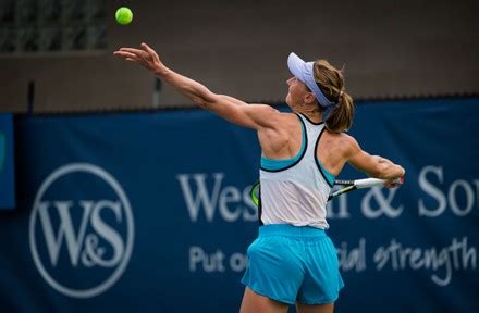 Liudmila Samsonova Russia During Practice Ahead Editorial Stock Photo