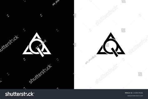 Alphabet Letters Initials Monogram Logo Aq Stock Vector Royalty Free