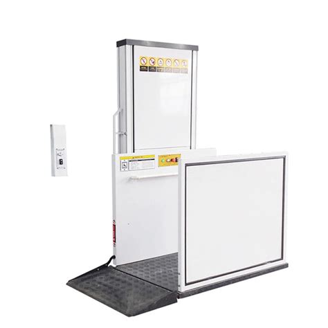 Electric Hydraulic Outdoor Vertical Wheelchair Lift Platforms Handicap