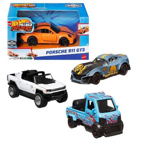 HOT WHEELS PULL BACK SPEEDERS ASST HPT04 ToyBox Malta