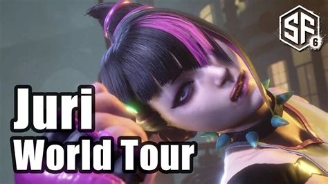 Juri Cutscenes In World Tour Street Fighter 6 YouTube