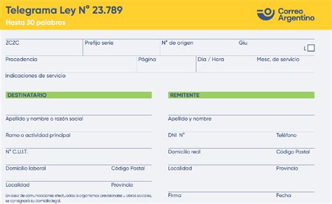 Generá tus Cartas Documento y Telegramas en forma Rápida y Fácil