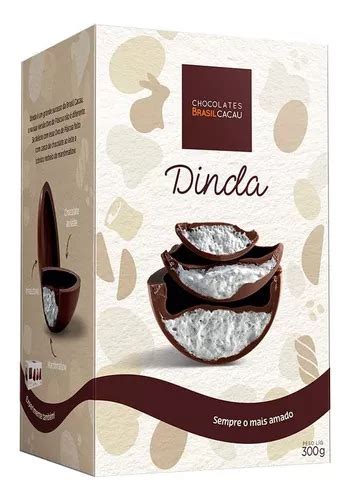 Ovo De Páscoa Chocolate Dinda 300g Nha Benta Brasil Cacau Frete grátis