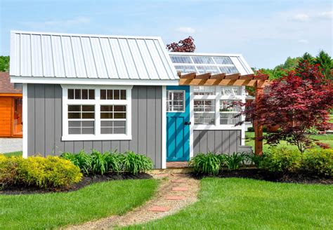 Greenhouse Garden Sheds & Potting Sheds || Amish Modular Building Sales Ohio