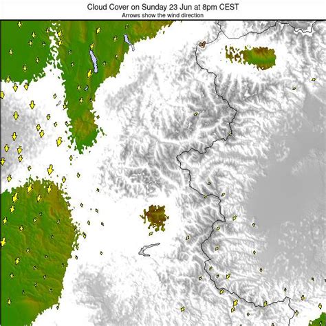 Western Alps Cloud Forecast