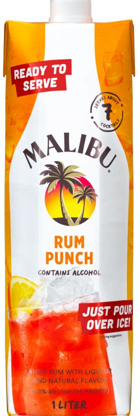 Malibu Rum Punch Ready to Serve – Malibu Drinks